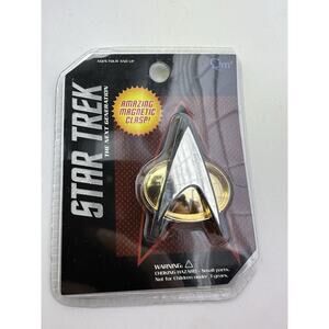 QMX Star Trek:Next Generation Costume Magnetic Communicator Badge/Pin- Metal
